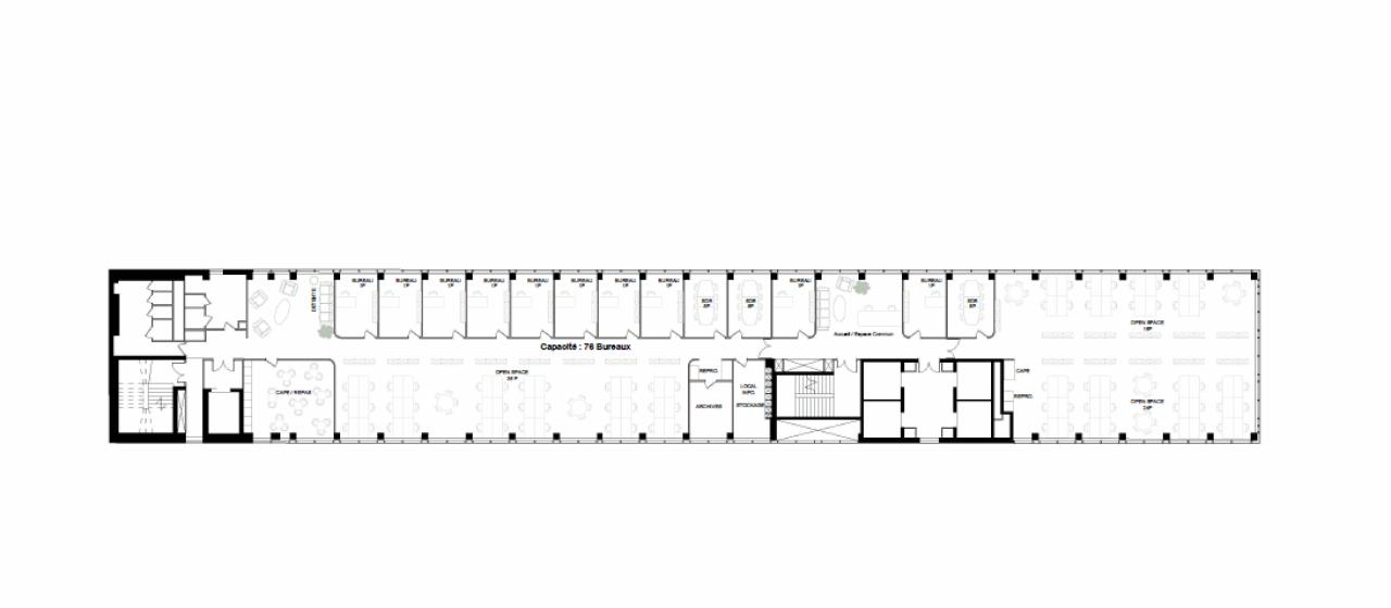 Bureau Asnières-sur-Seine 8196m² Location bureau Asnières-sur-Seine Hauts-de-Seine OLBUR2003440 3